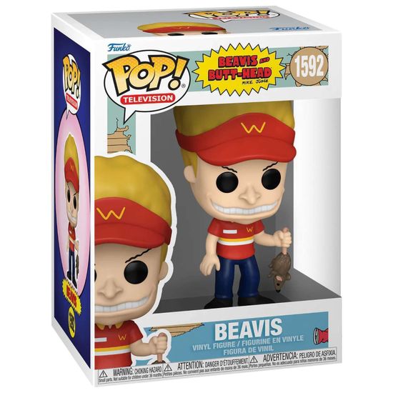 Фигурка Funko POP! TV Beavis & Butt-Head S2 Beavis (1592) 80167 / Фигурка Фанко ПОП! по мотивам мультсериала "Бивис и Баттхед", Бивис