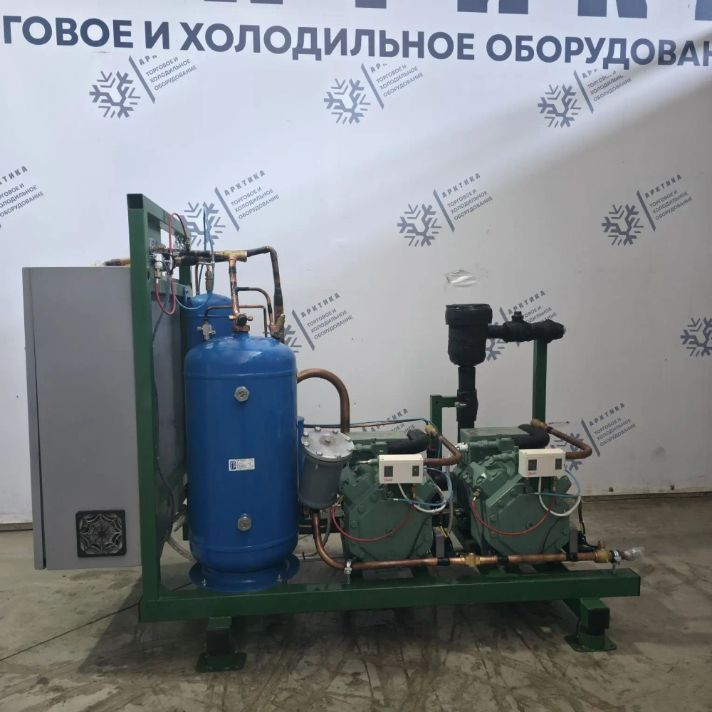 ЦХМ на базе Bitzer 4СES-6Y-40S (Зеленый 2 агрегата)