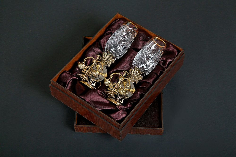 Набор фужеров для водки "Весы"