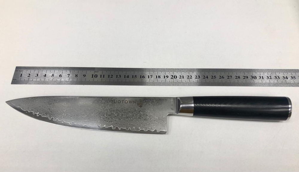 TG-D7 G10Нож дамасская сталь VG10