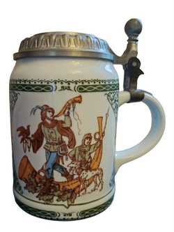 Кружка пивная "Охота" Германия