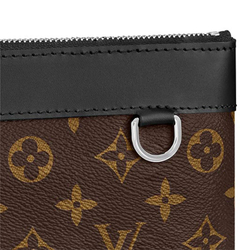 LOUIS VUITTON Discovery Canvas With Leather Handheld Toiletry Bag Large Men"s Brown