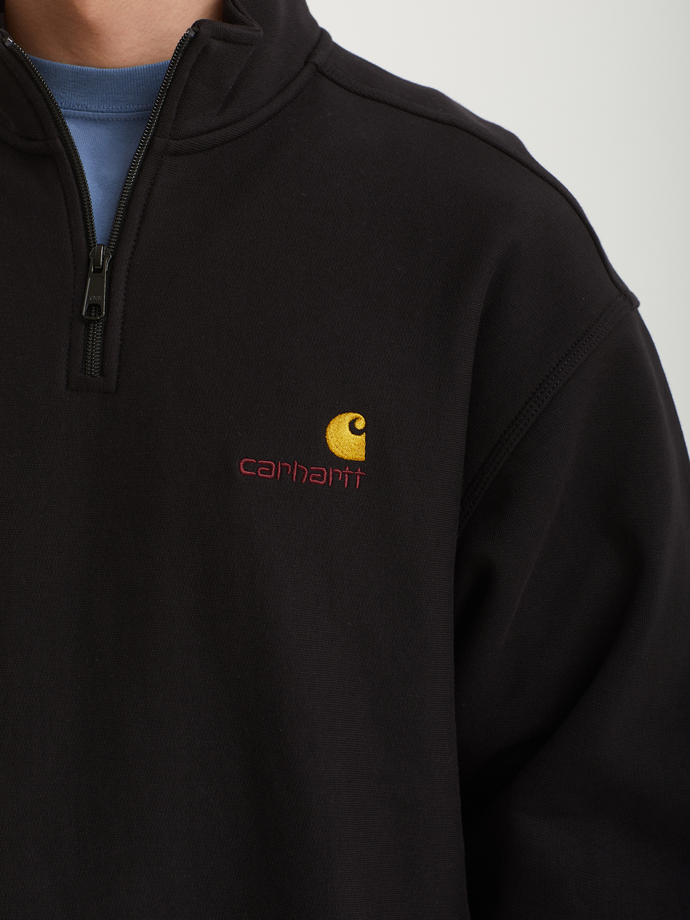 Мужская Толстовка Half Zip American Script