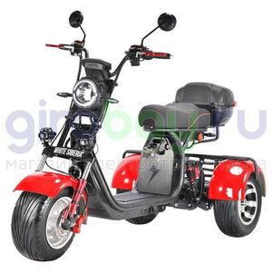 Электроскутер CityCoco WHITE SIBERIA PRO TRIKE 3000W (Красный) фото №1