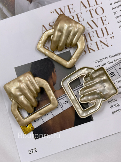 Пуговицы Скиапар. "Рука" античное золото