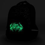 Рюкзак BRAUBERG SOFT, 2 отделения, 3 кармана, "Lettering", СВЕТЯЩИЙСЯ, 40х31х15 см, 272034