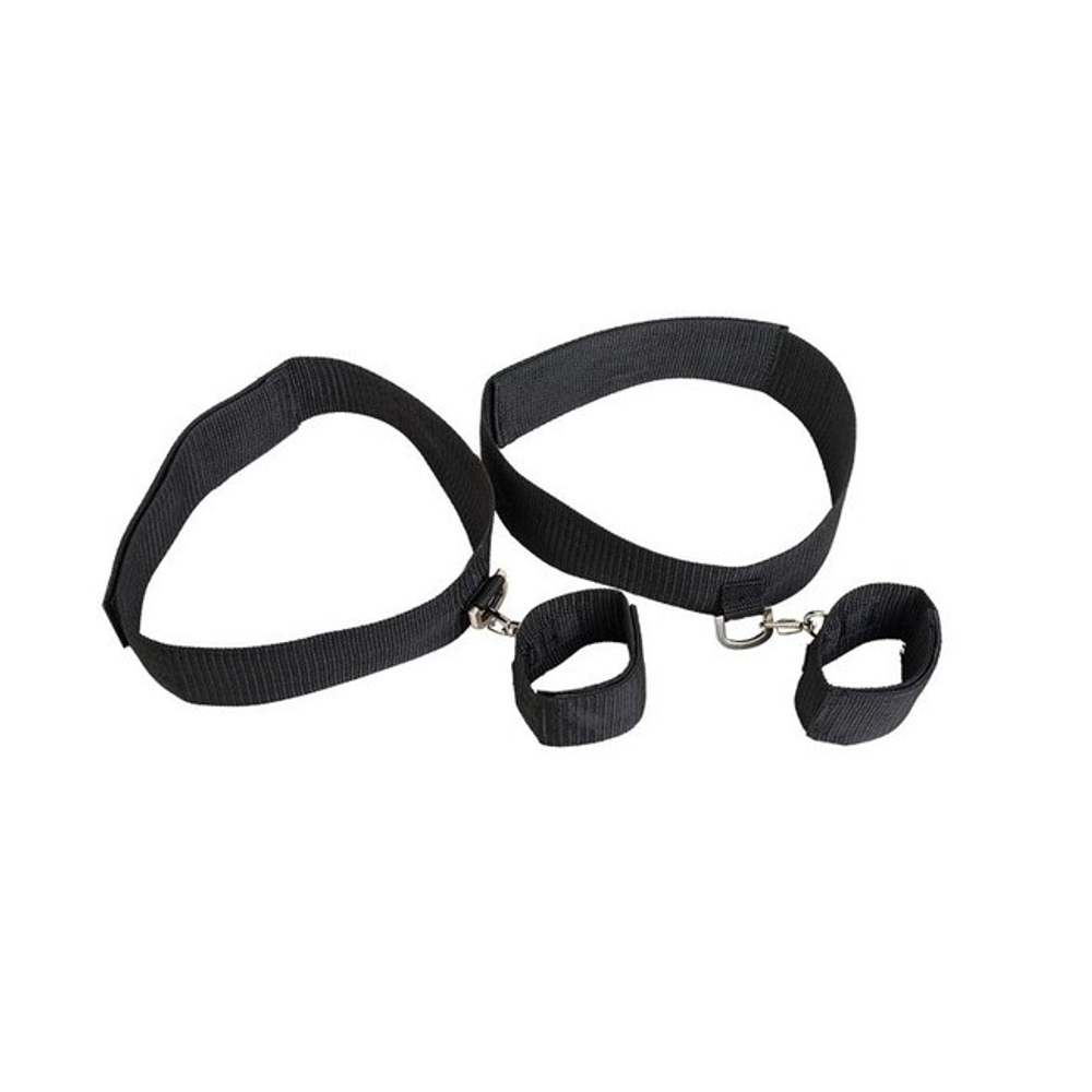 Прочные фиксаторы для рук с креплением на бедрах (Цвет: черный)