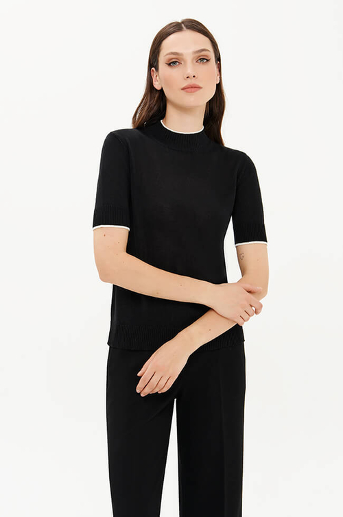 23374 Джемпер женский (черный)