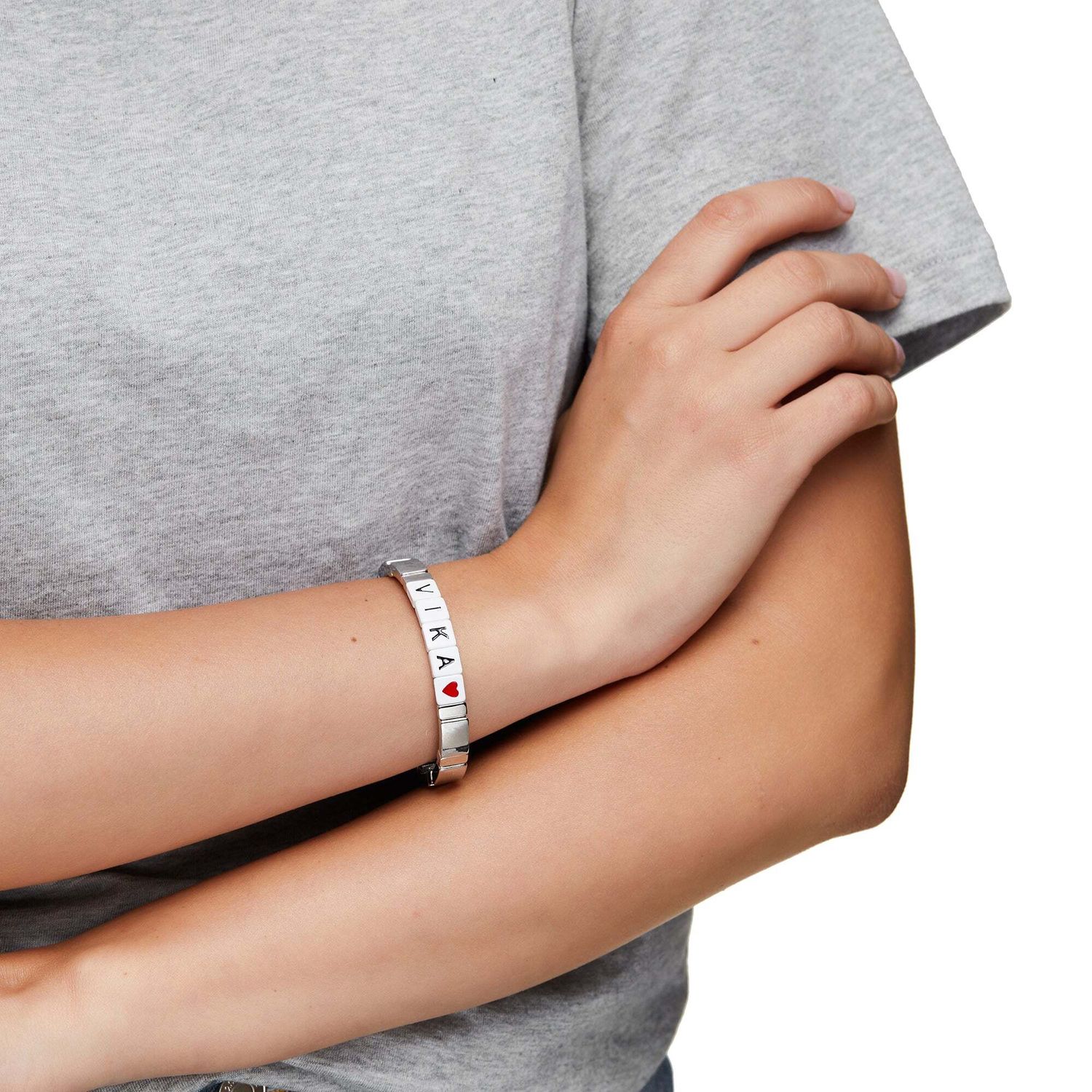 Браслет Personalisation Silver Bracelet