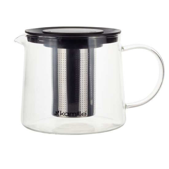Стеклянный заварочный чайник 1500 мл. Kamille KM 0776L со съемным ситечком