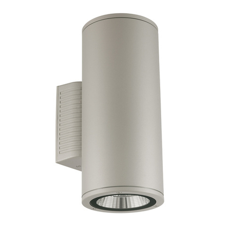 ULU-S22D-2x22W-6400K IP65 LIGHT GREY Светильник светодиодный уличный. Архитектурный накладной. Дневной свет 6400K. Корпус светло-серый. TM Uniel