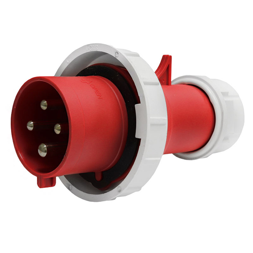 Вилка 0242 переносная 3P+PE 32А 380В IP67