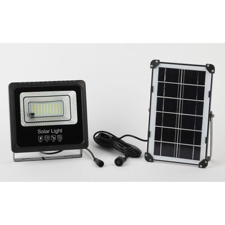 Прожектор ЭРА ERAPRO-50 светодиодный уличный 50 Вт 360 Лм 5000K IP65 на солнечной батарее с датчиком движения ПДУ