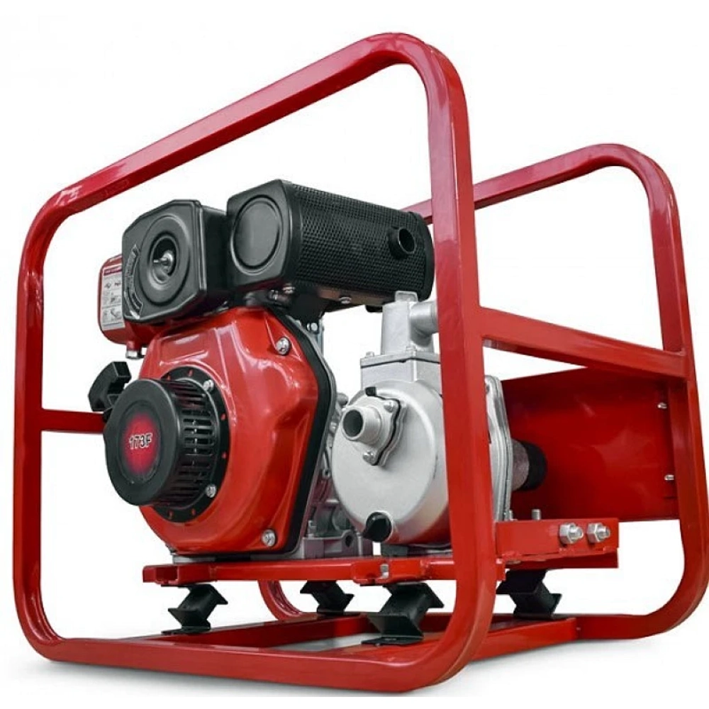 REDVOLT МП120Д мотопомпа дизельная 4.9 л.с, 120 л/мин, диаметр 25 мм, MPD120B