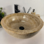 Раковина из оникса Bowl Yellow BO-64723 45*45*17 0200