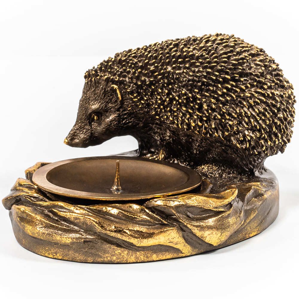 Подсвечник Ежик Барб Бронза