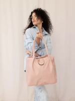 Сумка большая через плечо шоппер мешок