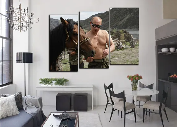 Модульная картина "Владимир Путин"