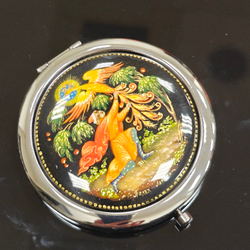 Ручное зеркало "Иван-царевич и Жар-птица" (худ. роспись Палех)