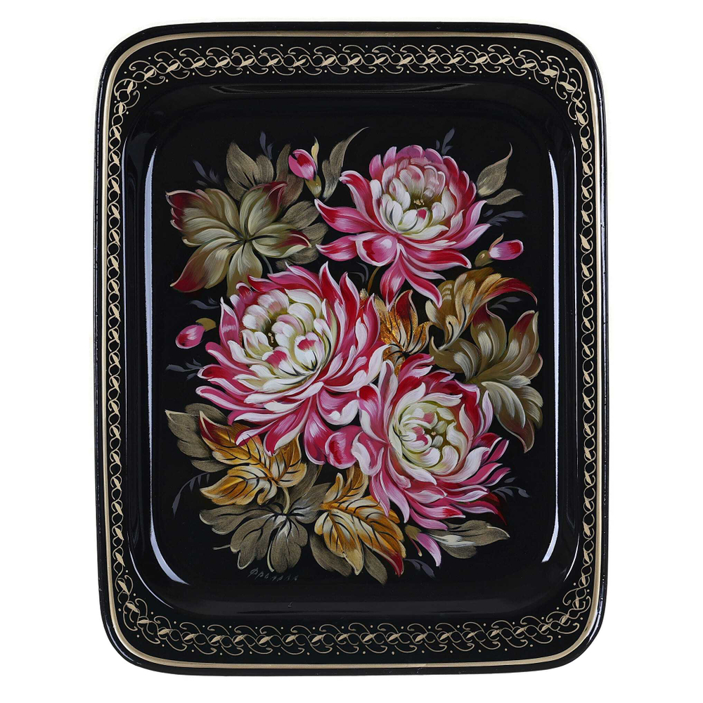 Zhostovo metal tray A13D1712242