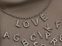 Подвески буквы в ассортименте 20мм