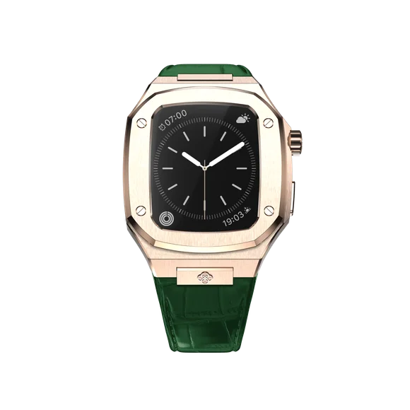 Корпус для Apple Watch - CL44 - Rose Gold / Green
