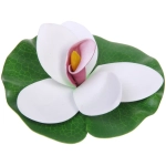 Набор растений водоплавающих 3шт «Кувшинка Экзотик» d-15см белый