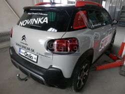 Фаркоп оцинкованный Galia C073A для Citroen C3 Aircross 2018-(паспорт и сертификат в комплекте)(без электрики)