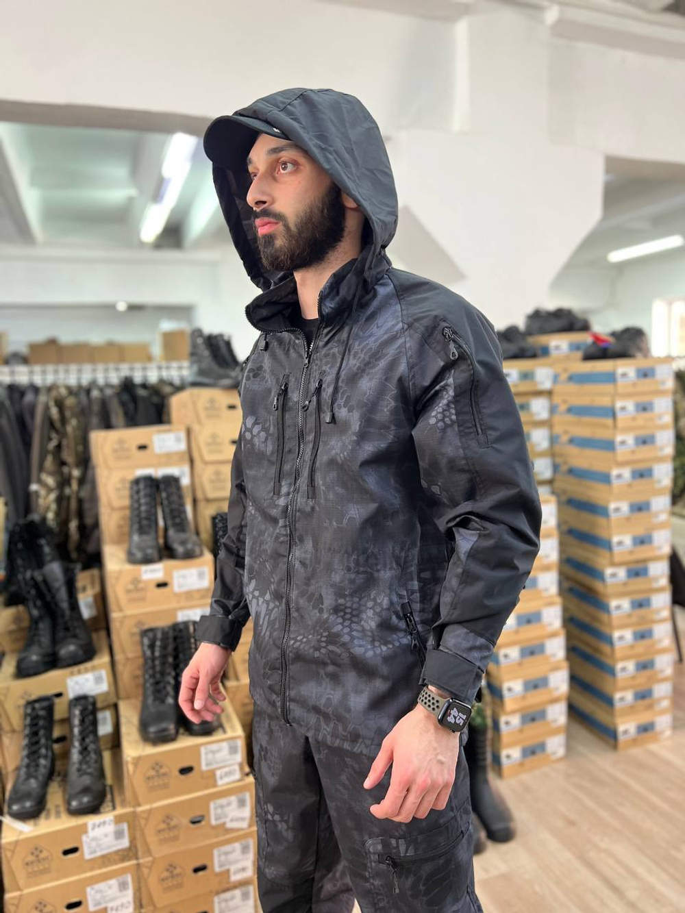 Тактический костюм Штурм / весна-лето / чёрный питон