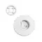 7661/18L MITRA LED SN 090 Светильник пластик/белый LED 18Вт 3000/4000K D230 IP40 OMEGA WHITE