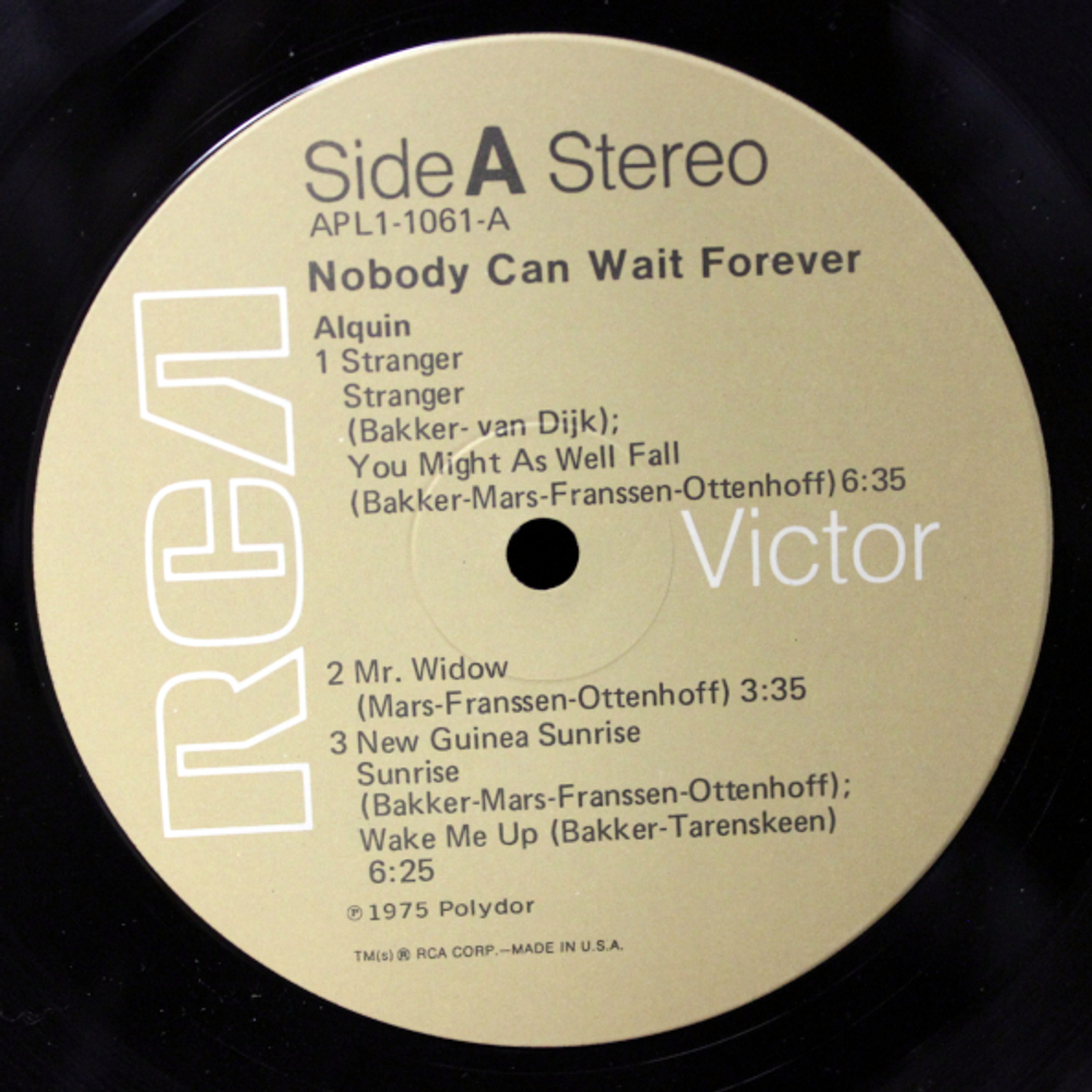 Alquin / Nobody Can Wait Forever (LP)