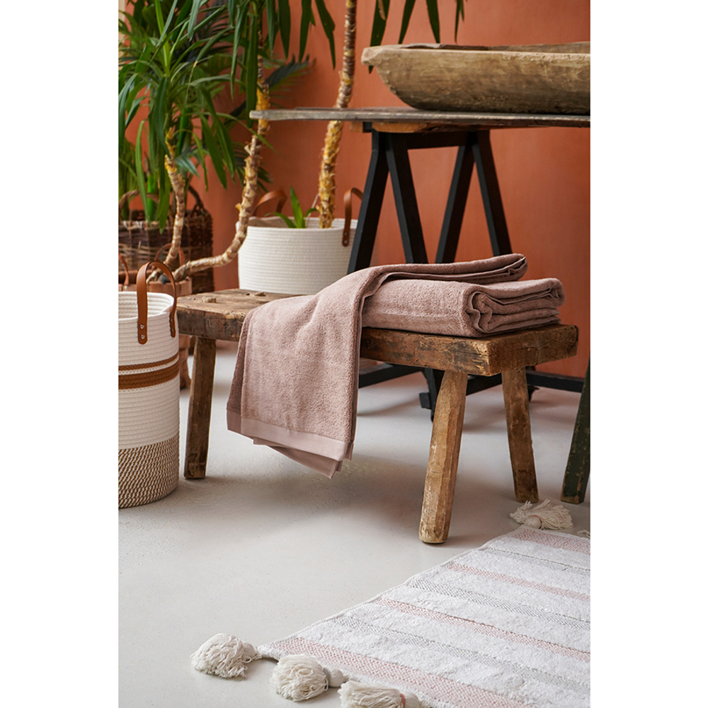 Полотенце банное коричневого цвета из коллекции essential, 90х150 см