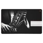 Тетрадь А5 48 л. АЛЬТ скоба, клетка, фольга, гибридный лак, бумага 70 г/м2, "JAZZ CAFE", 7-48-828, 5шт