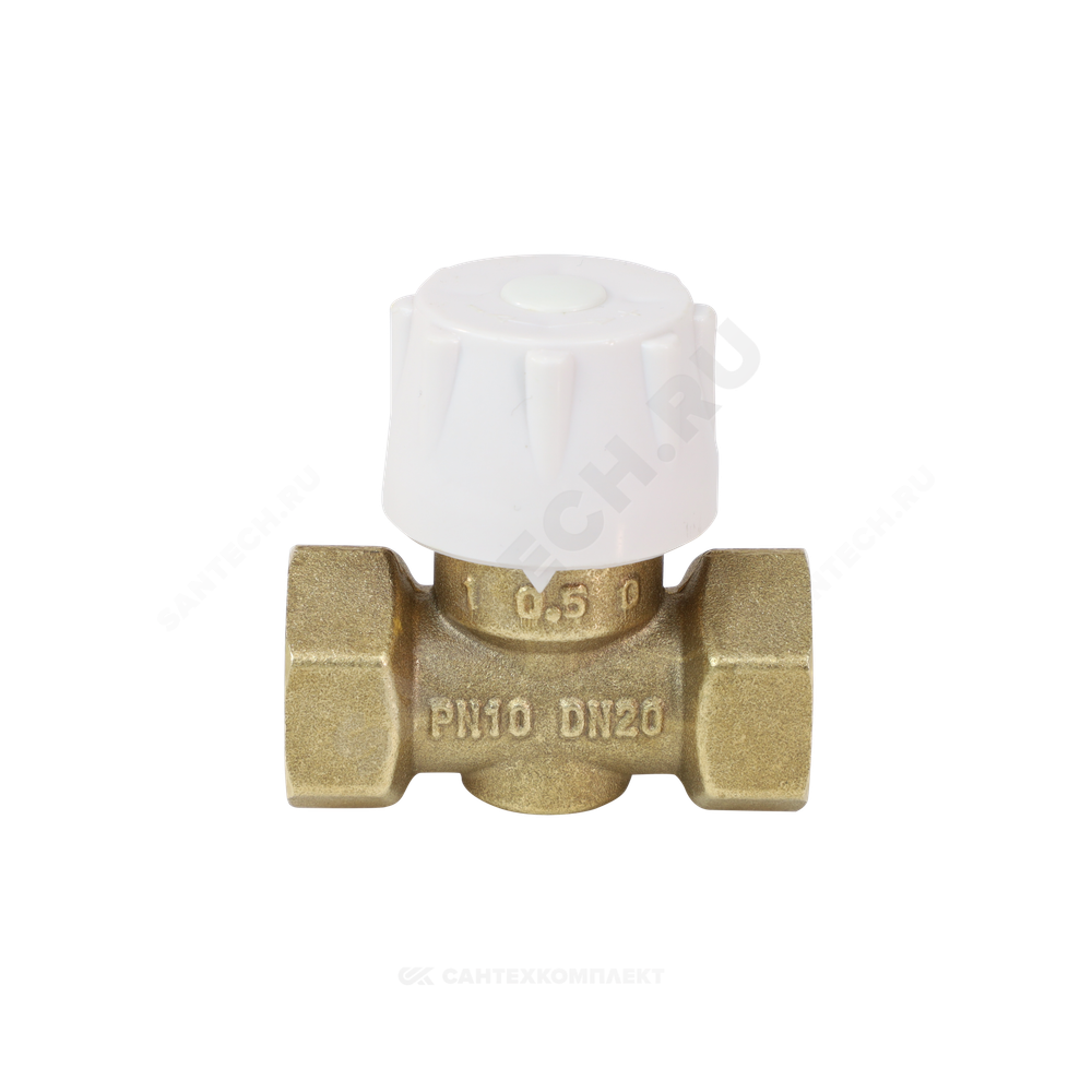 Кран двойной регулировки Ду 20 Ру10 аналог КРДП 1060 Aquasfera 1060-02