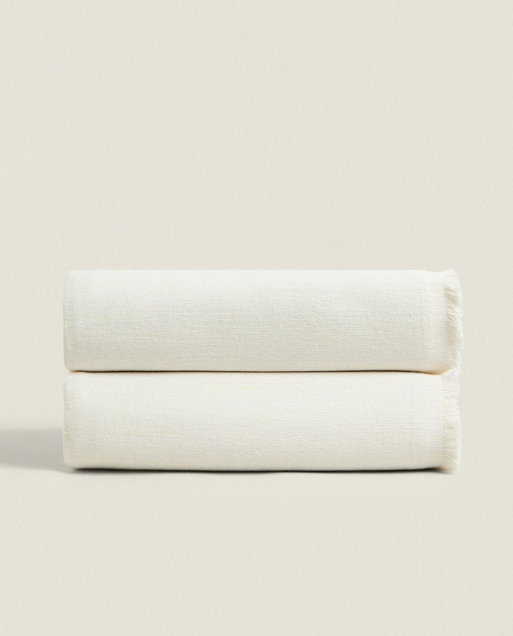 Zara Home - Гладкий универсальный плед, экрю, 240x300 см