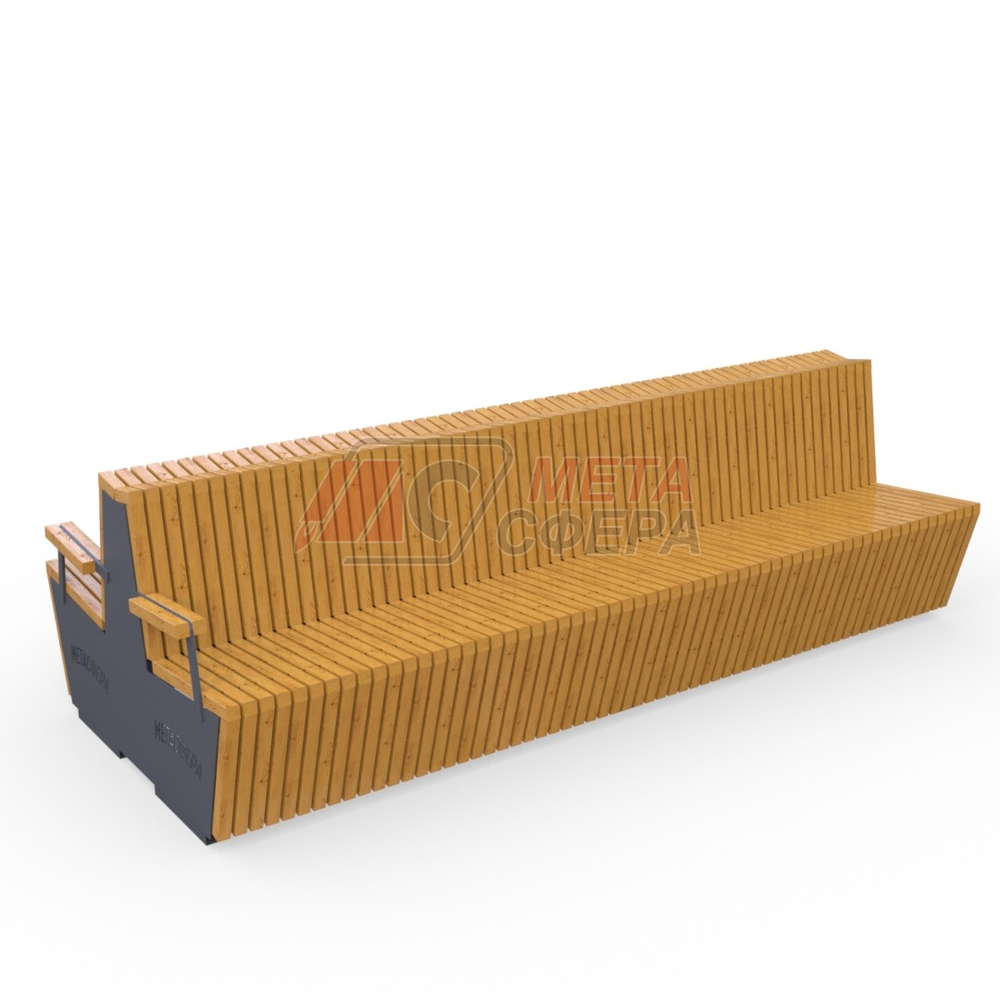 Скамейка двойная Канада 04