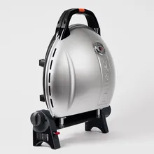 Портативный газовый гриль O-Grill 900MT bicolor black-silver + адаптер А