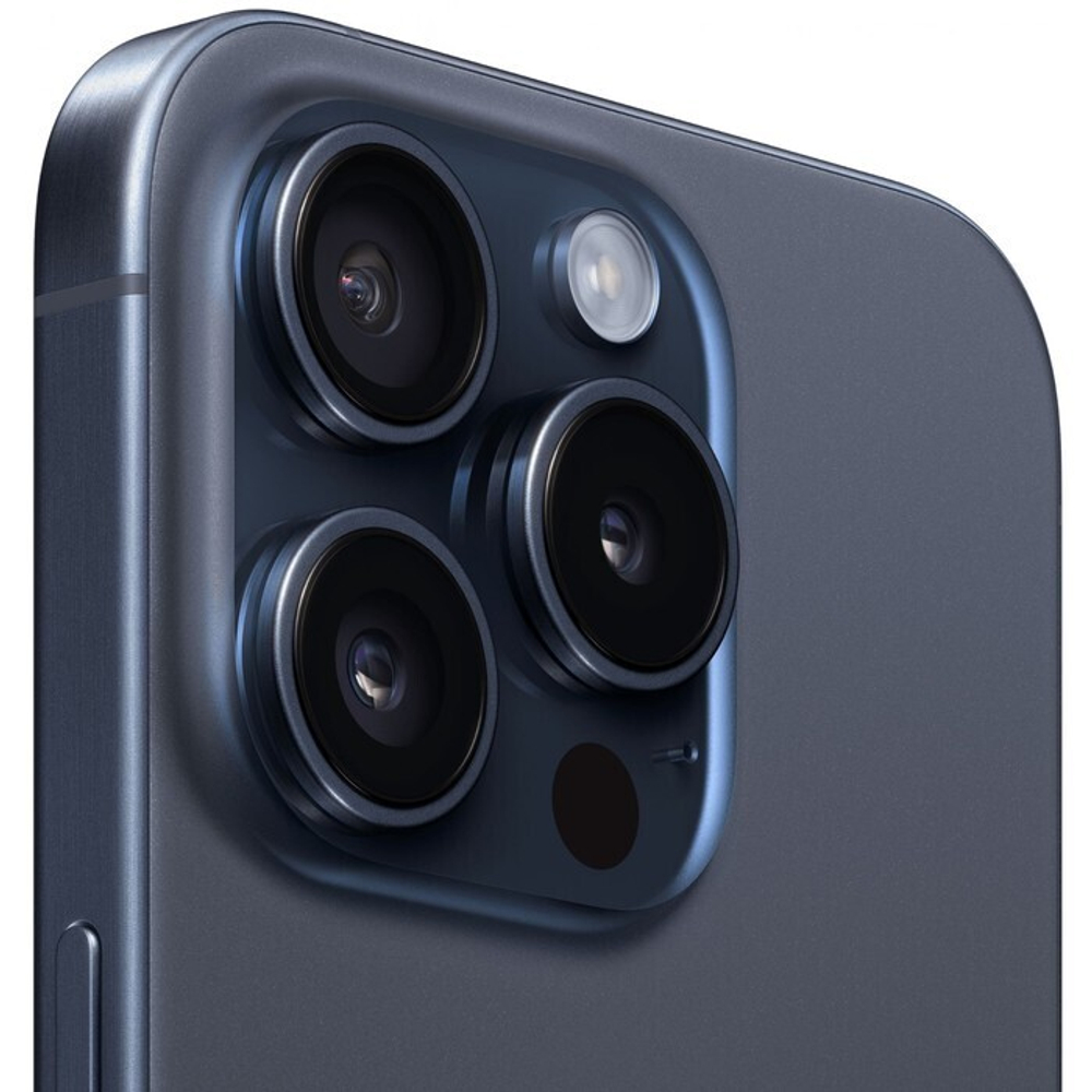 Смартфон Apple A3101 iPhone 15 Pro 1Tb синий титан моноблок 3G 4G 1Sim 6.1" 1179x2556 iOS 17 48Mpix
