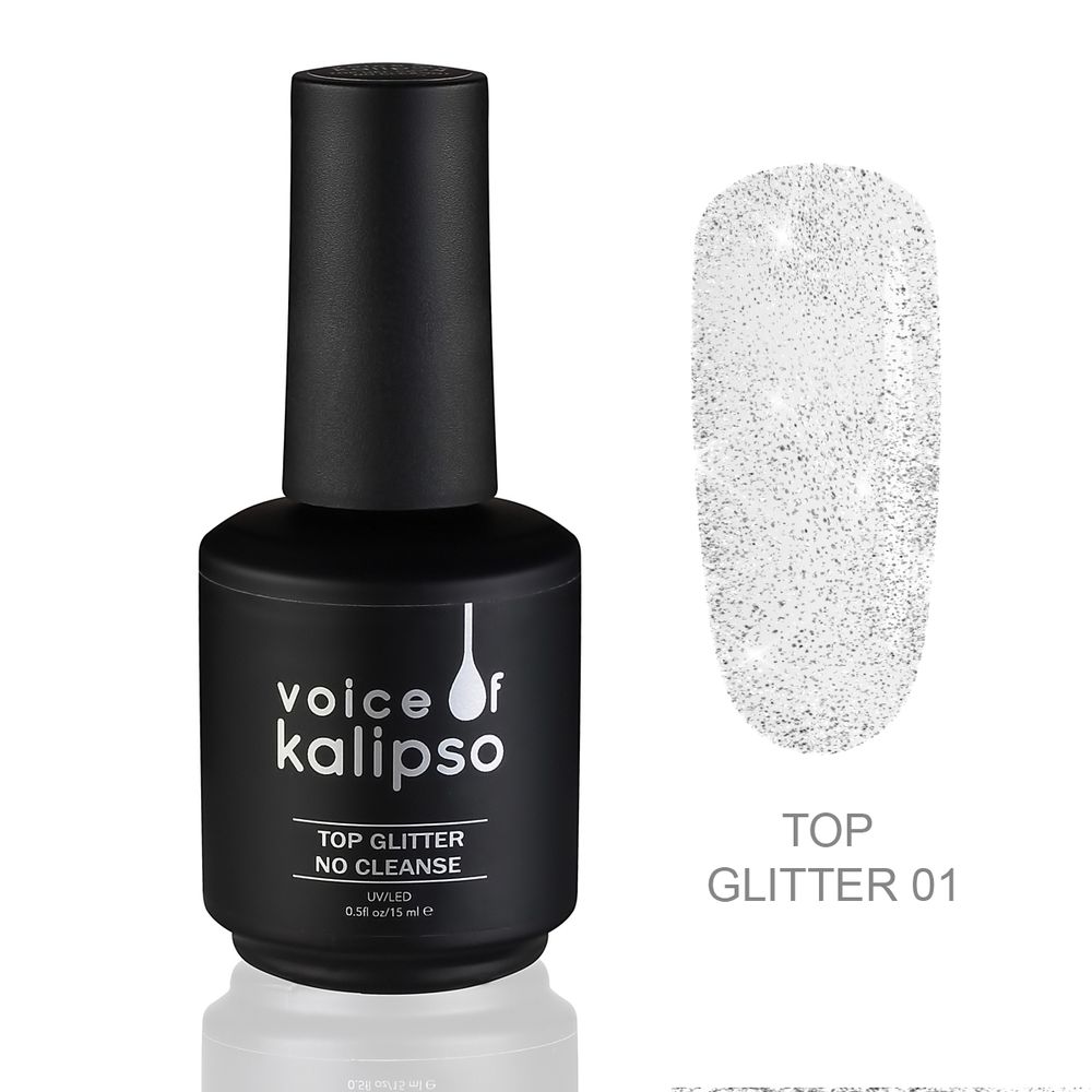 Voice of Kalipso Top Glitter no clence 01, 15 мл