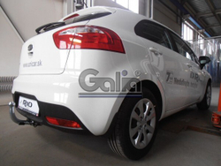 Фаркоп оцинкованный Galia K037C для Kia Rio III хетчбек/седан 2011-2017(паспорт и сертификат в комплекте)(без электрики)