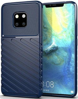 Чехол для Huawei Mate 20 Pro (Mate20 RS) цвет Blue (синий), серия Onyx от Caseport