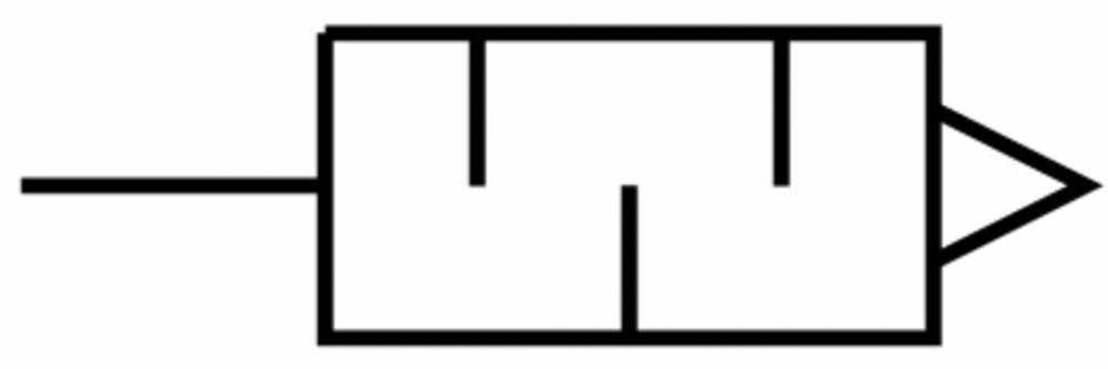 Глушитель пластиковый с цанговой втулкой Festo UC-QS-4H