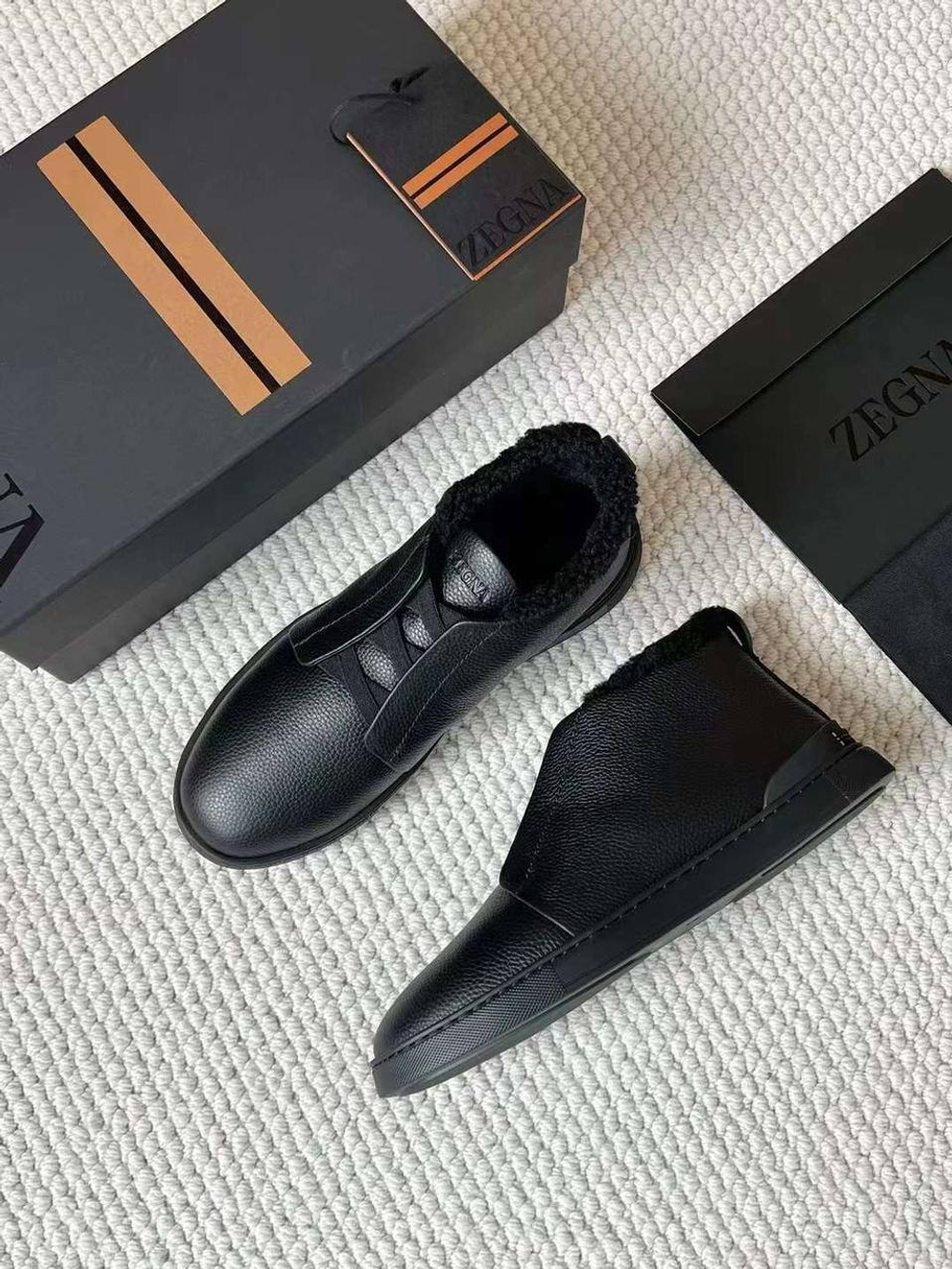 Высокие кеды Zegna