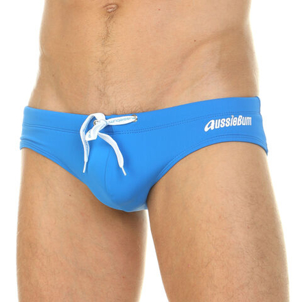 Мужские плавки голубые Aussiebum