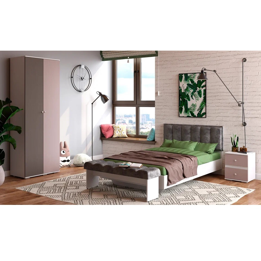 Кровать с проложками ЛДСП Мемори КР-09 120х200