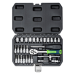 Набор инструментов, 1/4", пластиковый кейс, 29 предметов Сибртех