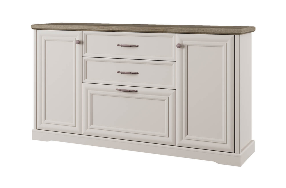 TOSCANA NEW, Тумба 3D2S-1. Цвет ПЕРСИДСКИЙ ЖЕМЧУГ/КАНЬОН