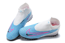 Шиповки Nike Phantom GX Elite DF Link TF (Белый+голубой)