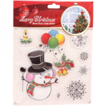 Наклейка новогодняя «Новогодняя радость» , лист 16х21.5 см,микс