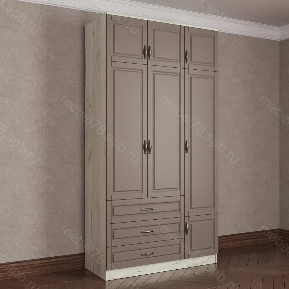 Шкаф распашной с антресолью 3/7